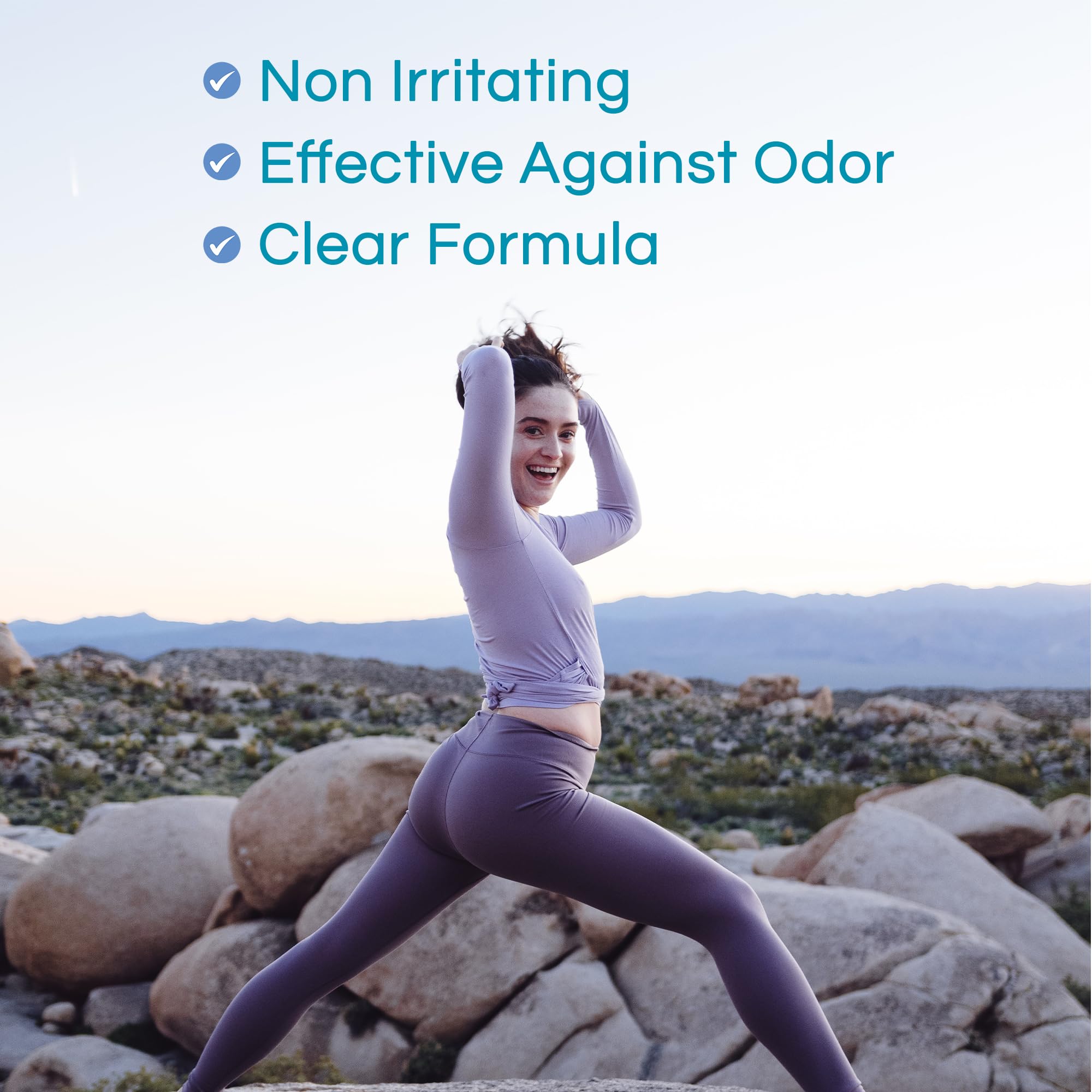 Good For You Girls in-use roll-on during activity for a fresh feel