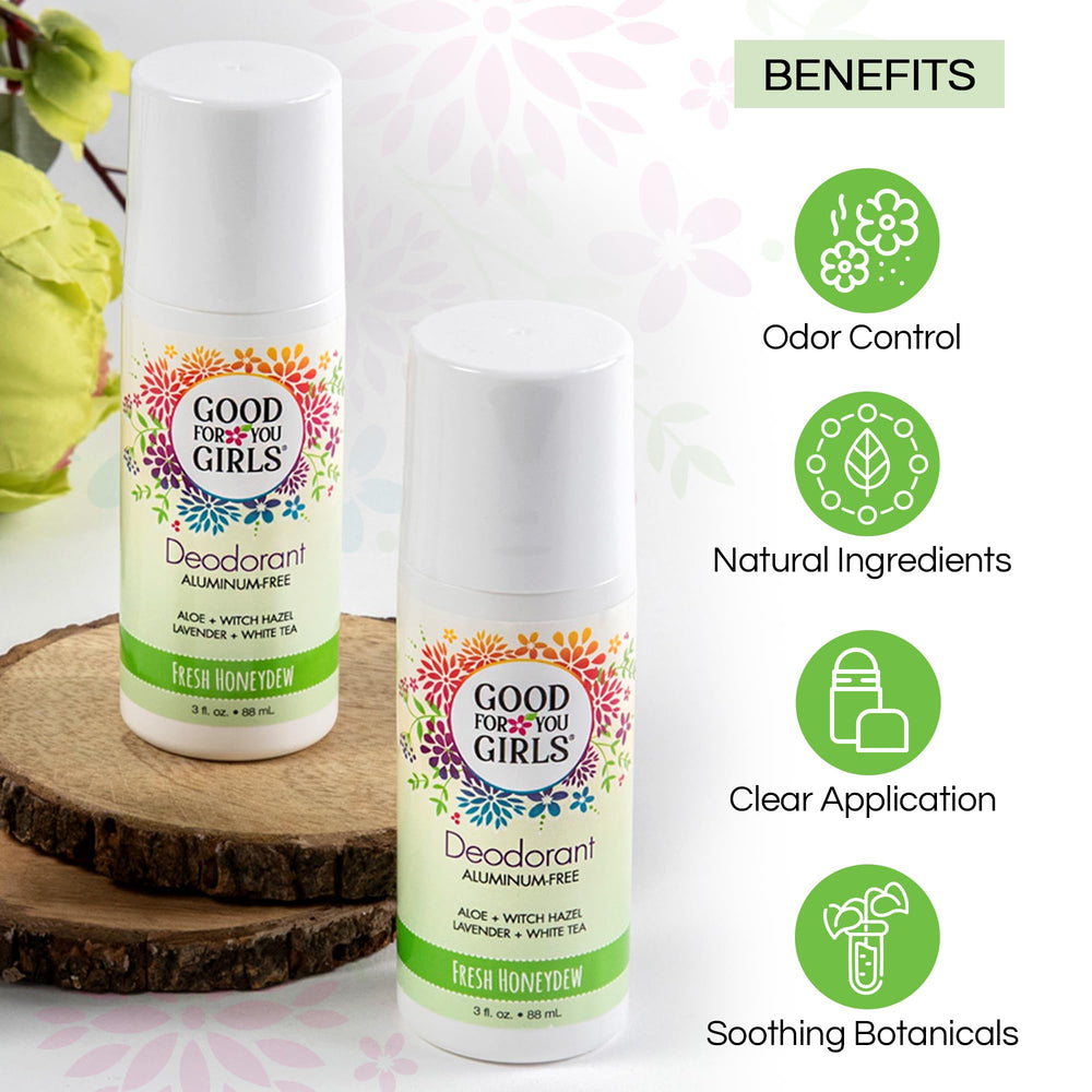Good For You Girls Fresh Honeydew ingredients closeup on natural formula