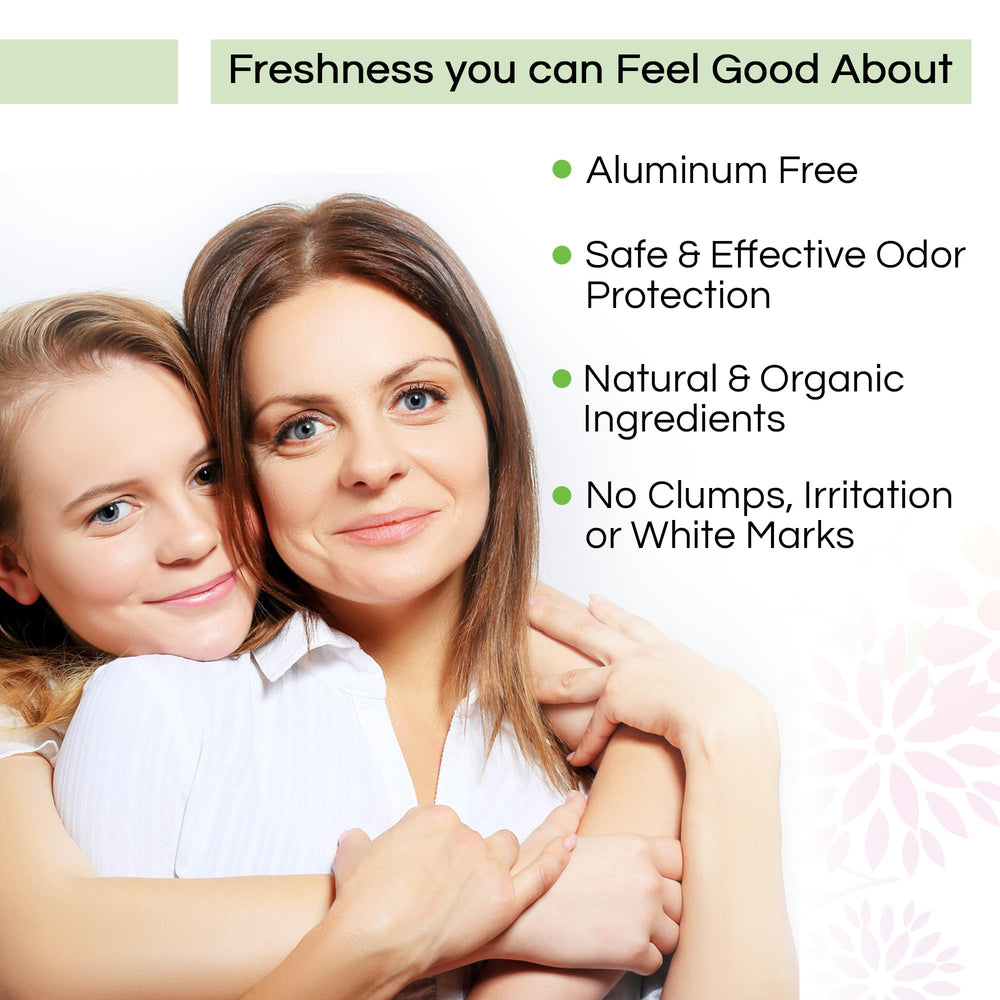 Good For You Girls underarm skin after Fresh Honeydew deodorant application for discreet protection