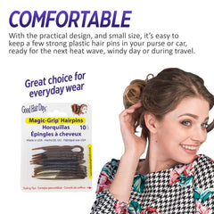 Good Hair Days 2.5-inch length hair pin shown for versatile updos and buns.