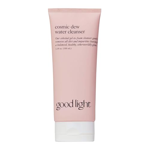 good light Cosmic Dew Water Cleanser bottle front, hydrating cleanse for sensitive skin