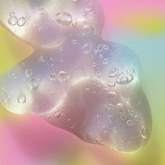 good light Cosmic Dew Water Cleanser foam close-up, airy lather for gentle cleansing