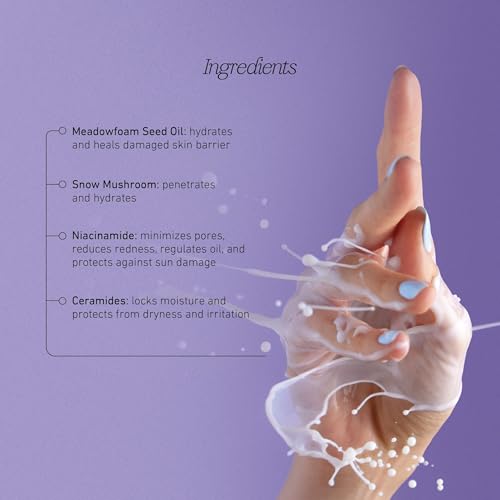 Good Light Moon Glow Toner application closeup highlights soothing, refreshing sensation during skincare routine