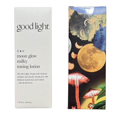 Good Light Moon Glow Toner pump application demonstrates cooling, fine-mist feel for sensitive skin