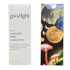 Good Light Moon Glow Toner pump application demonstrates cooling, fine-mist feel for sensitive skin
