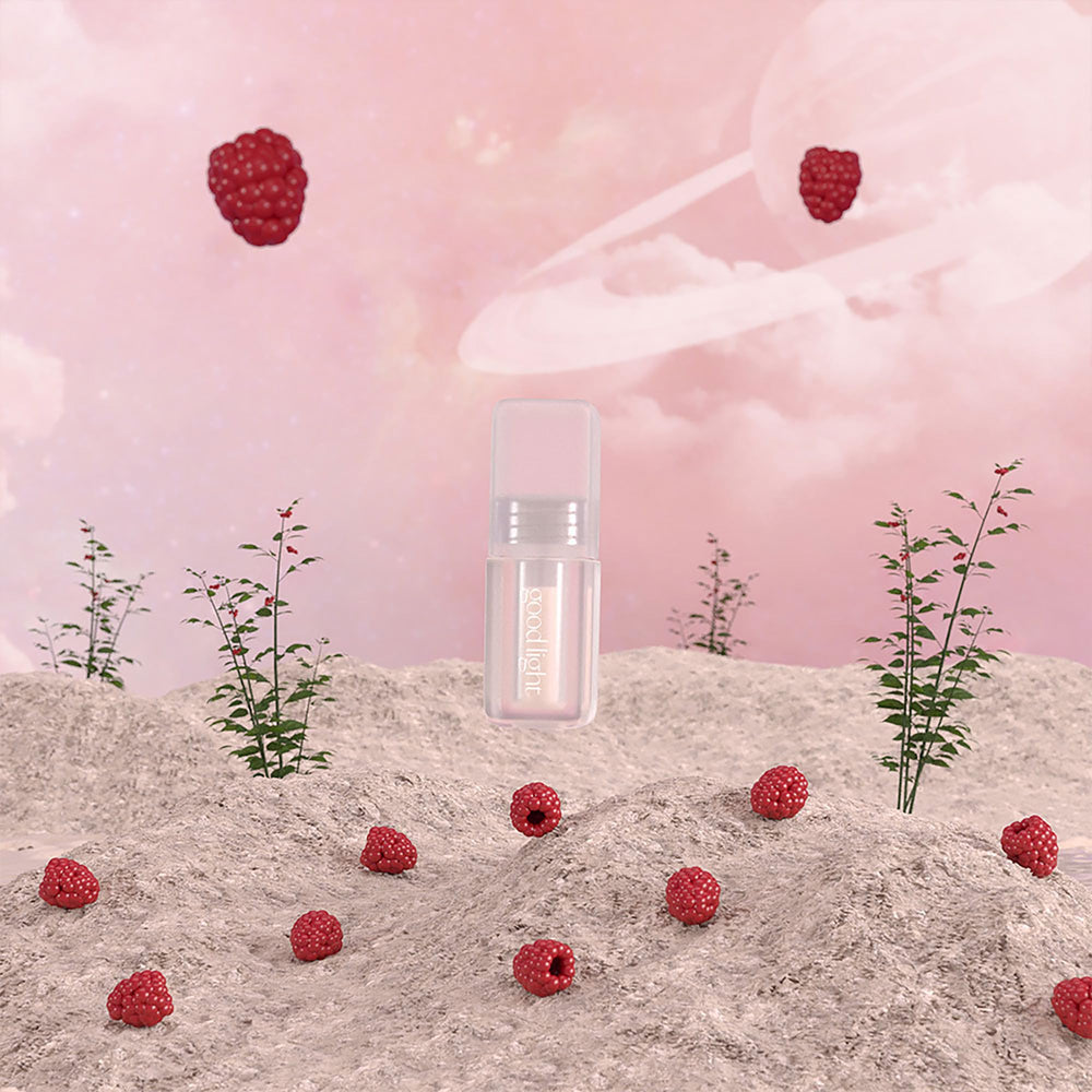 Good Light Raspberry extract soothes irritation and supports barrier health