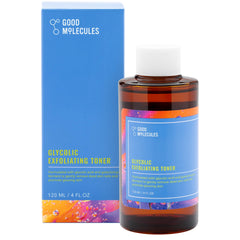 Good Molecules Glycolic Exfoliating Toner bottle for gentle, everyday exfoliation and smoother skin
