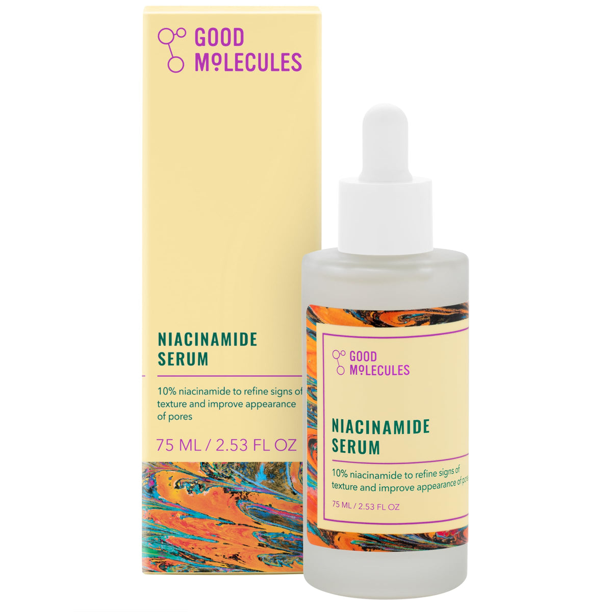 Good Molecules Niacinamide Serum bottle for daily brightening and smoother skin texture