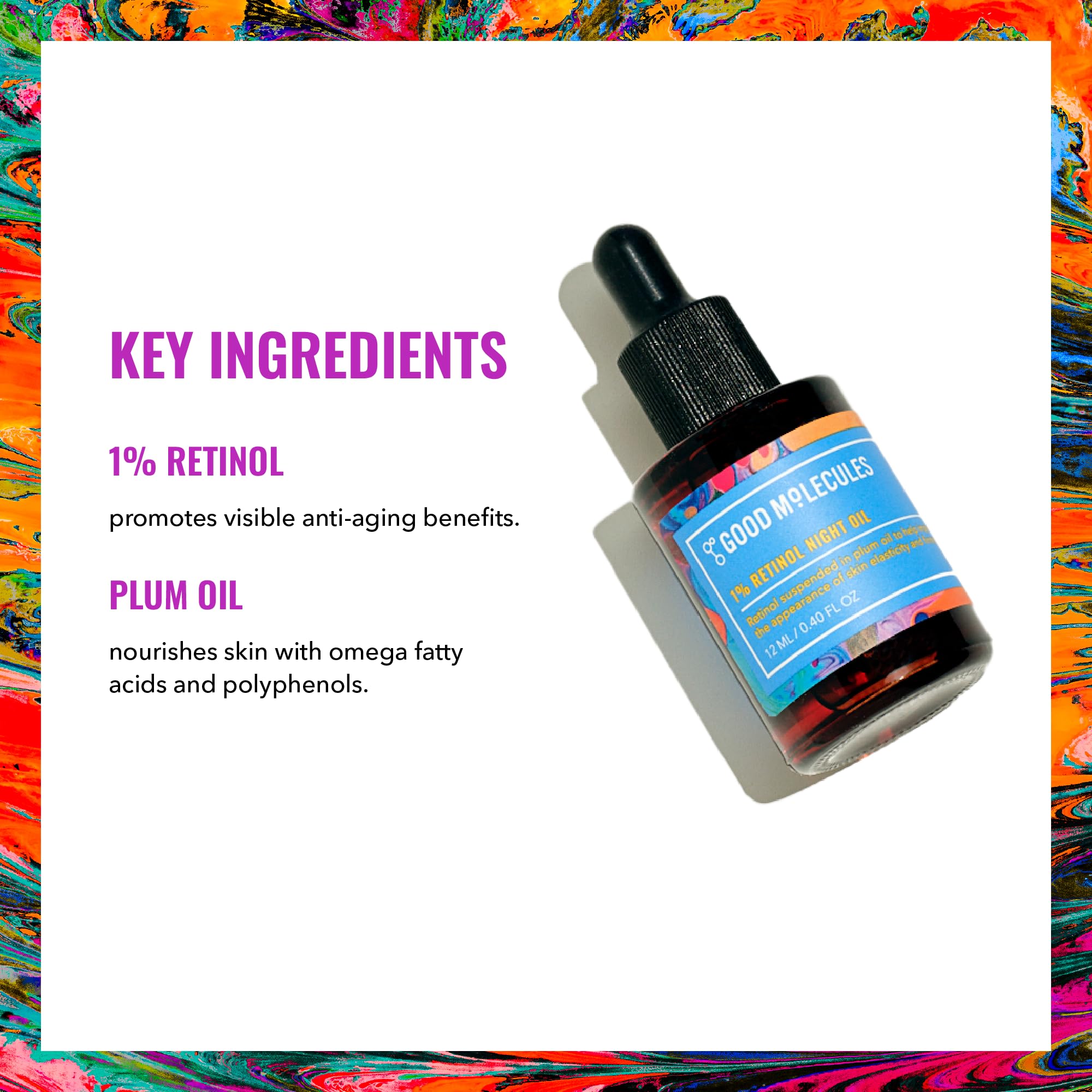 Good Molecules rosehip seed oil glow bottle, highlighting antioxidant-rich skin nourishment.