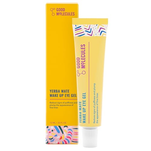 Good Molecules Yerba Mate Wake Up Eye Gel jar close-up highlighting hydrating eye care