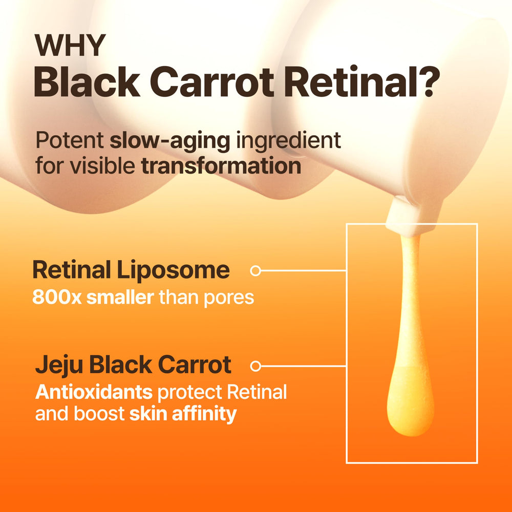 GOODAL Black Carrot Vita-A Serum glass bottle in use for rapid absorption