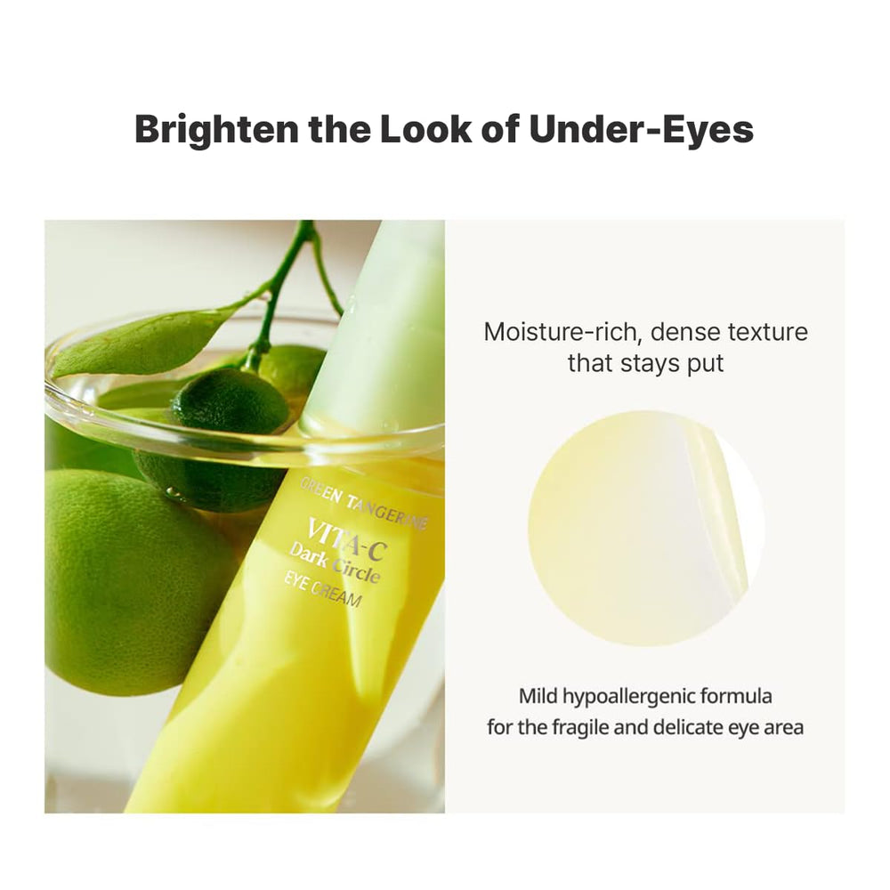 GOODAL Green Tangerine Eye Cream smooth finish for improved eye area brightness