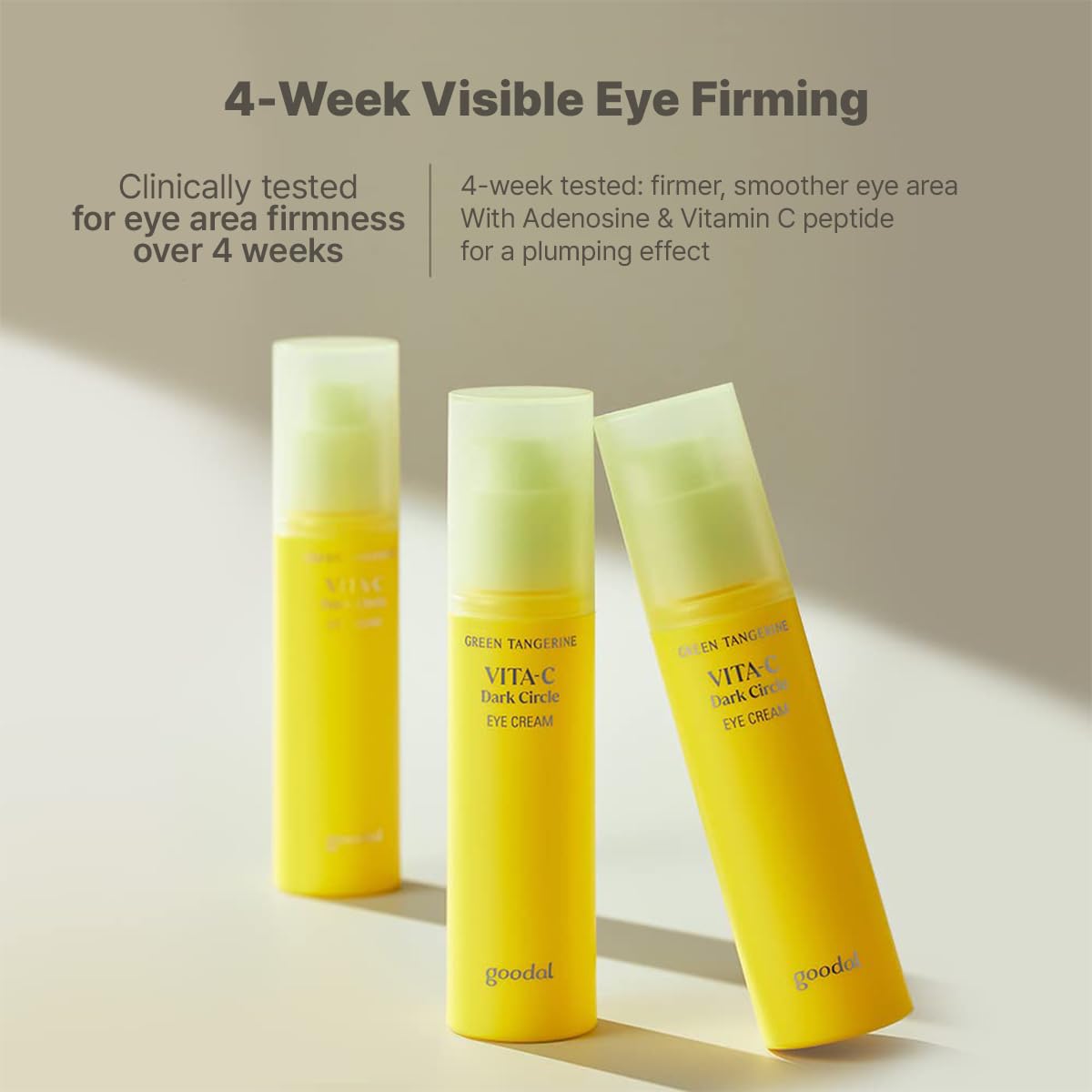 GOODAL Green Tangerine Eye Cream vitamin C blend for brighter under-eye appearance