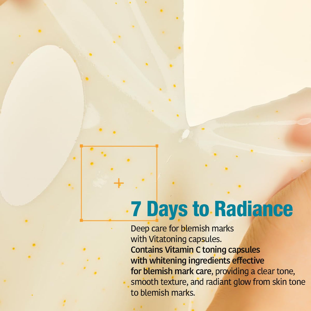 GOODAL Vita C capsules imagery suggesting nutrients for even skin tone.