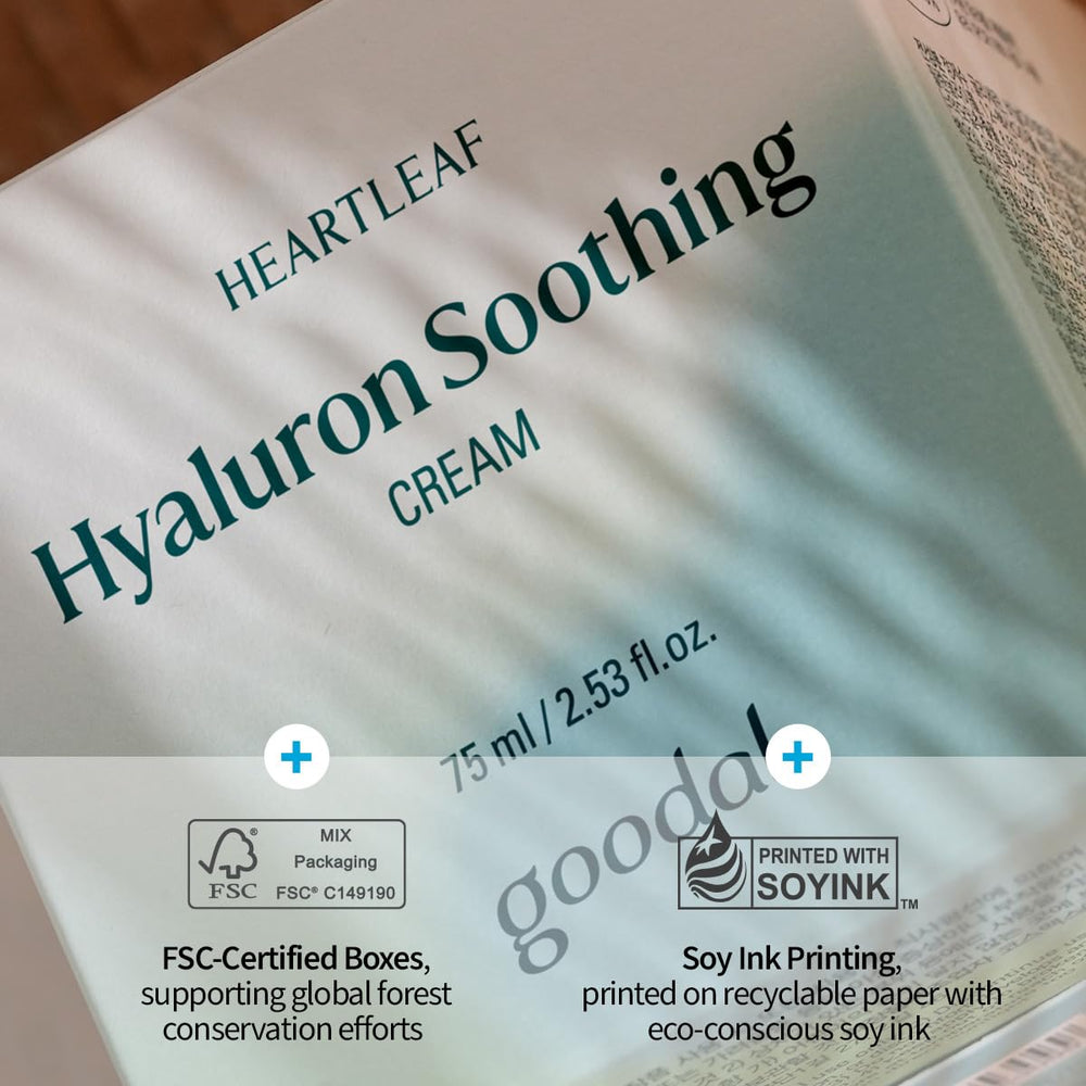 GOODAL Heartleaf Hyaluron Cream ingredients list emphasizes soothing botanicals and hydrating performance