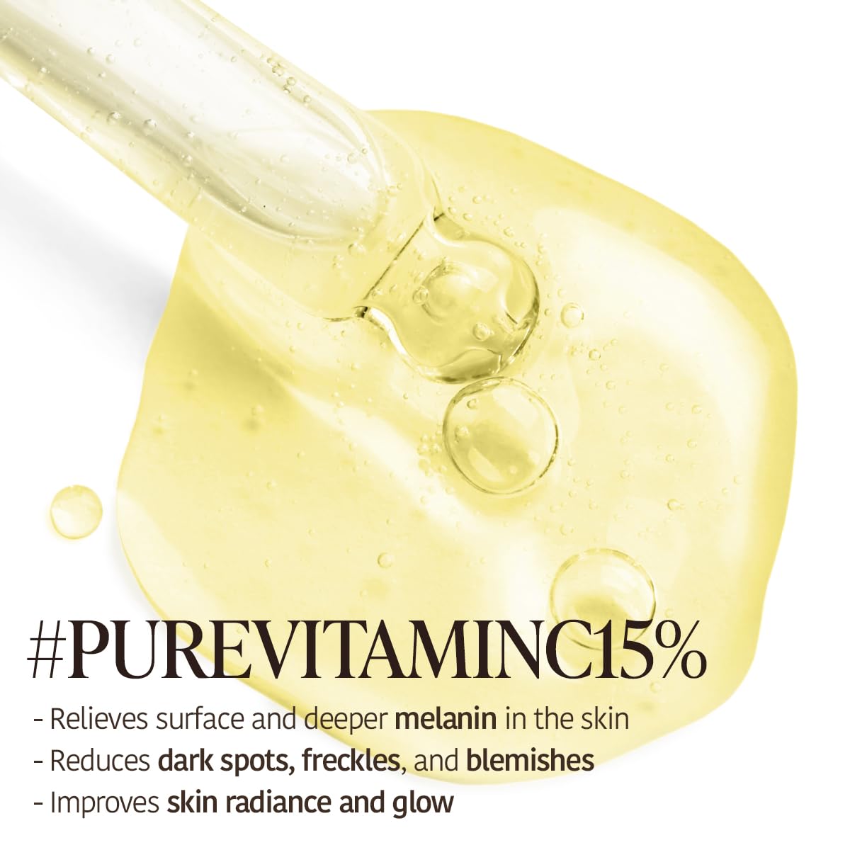 GOODAL serum texture close-up reveals lightweight, non-greasy feel.