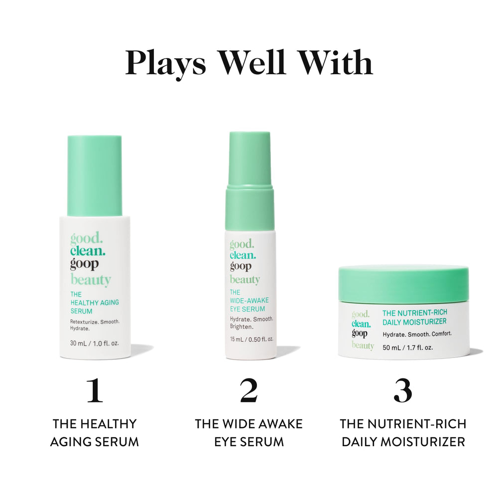 good.clean.goop Daily Juice Cleanser packaging highlights vegan and cruelty-free branding