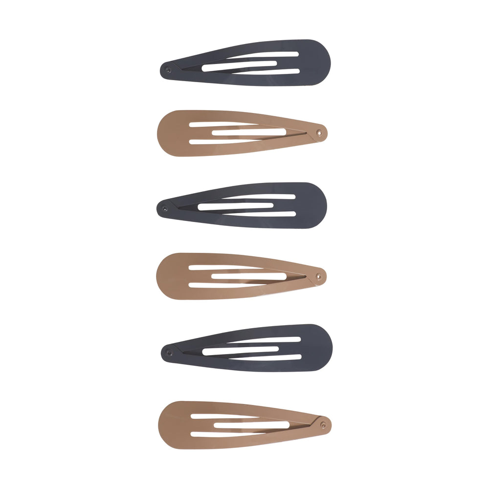 Goody large claw clips secure sections with slideproof grip