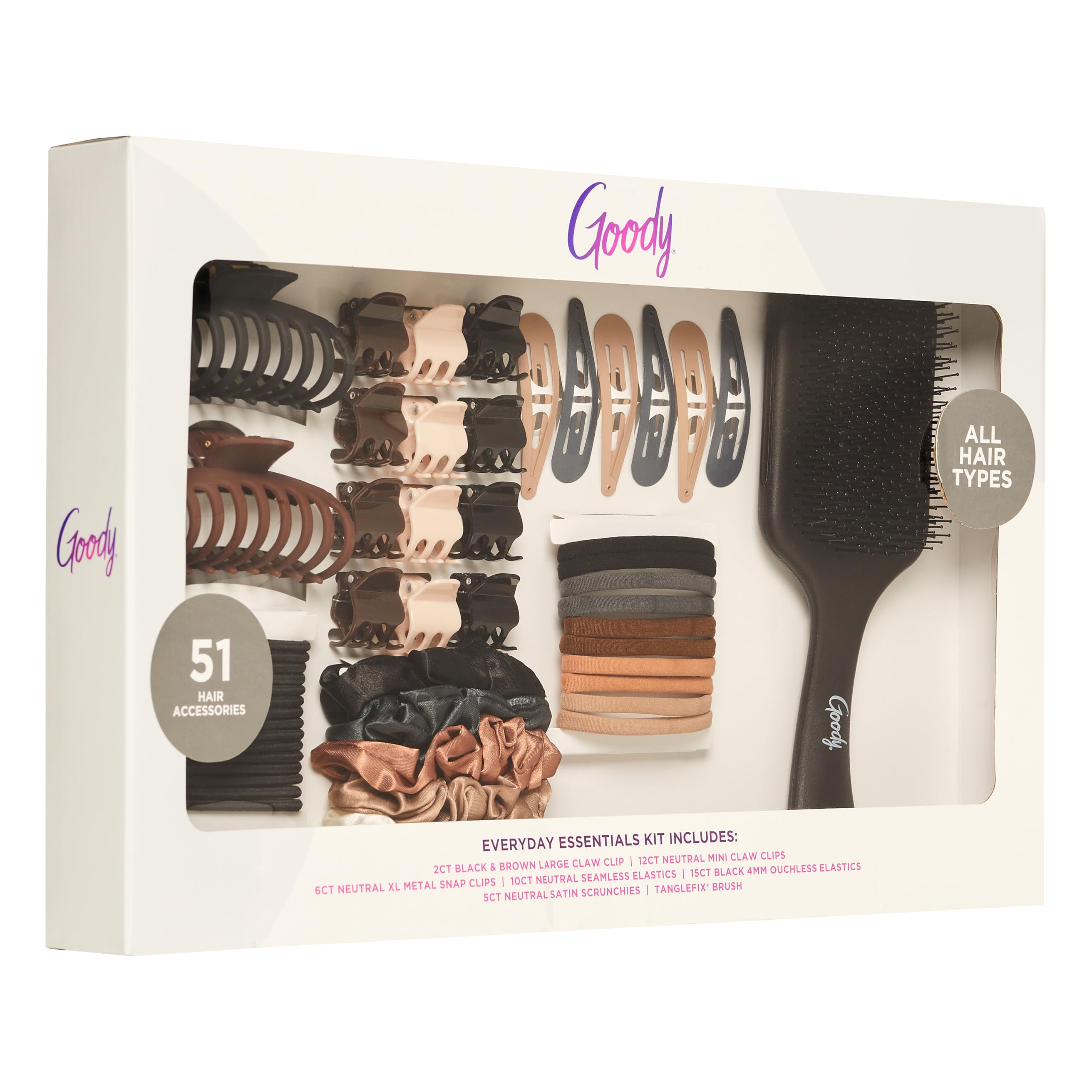 Goody hair accessories kit ouchless elastics provide gentle, damage-free hold