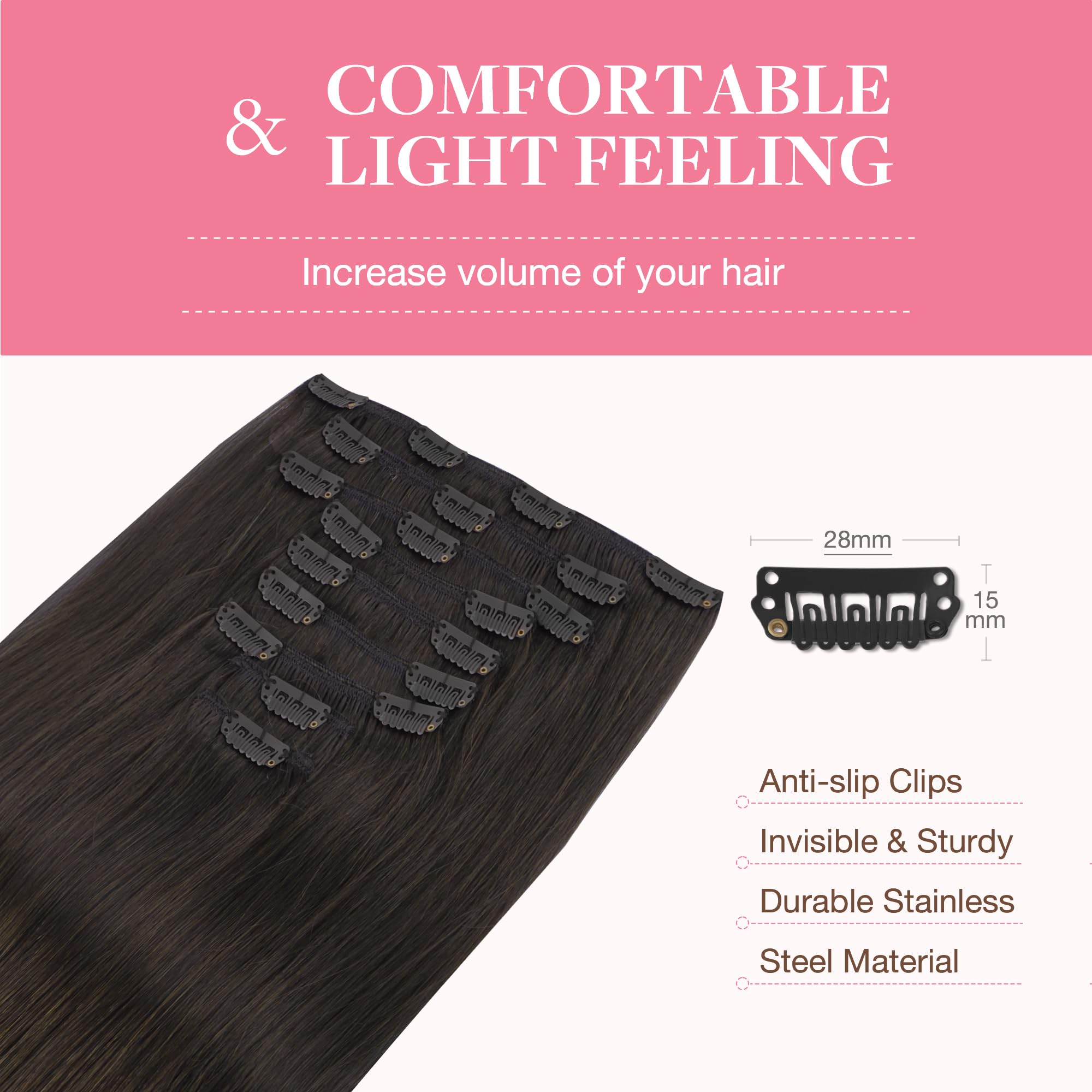GOO GOO heat-styling-ready extensions with soft fibers for versatile looks.