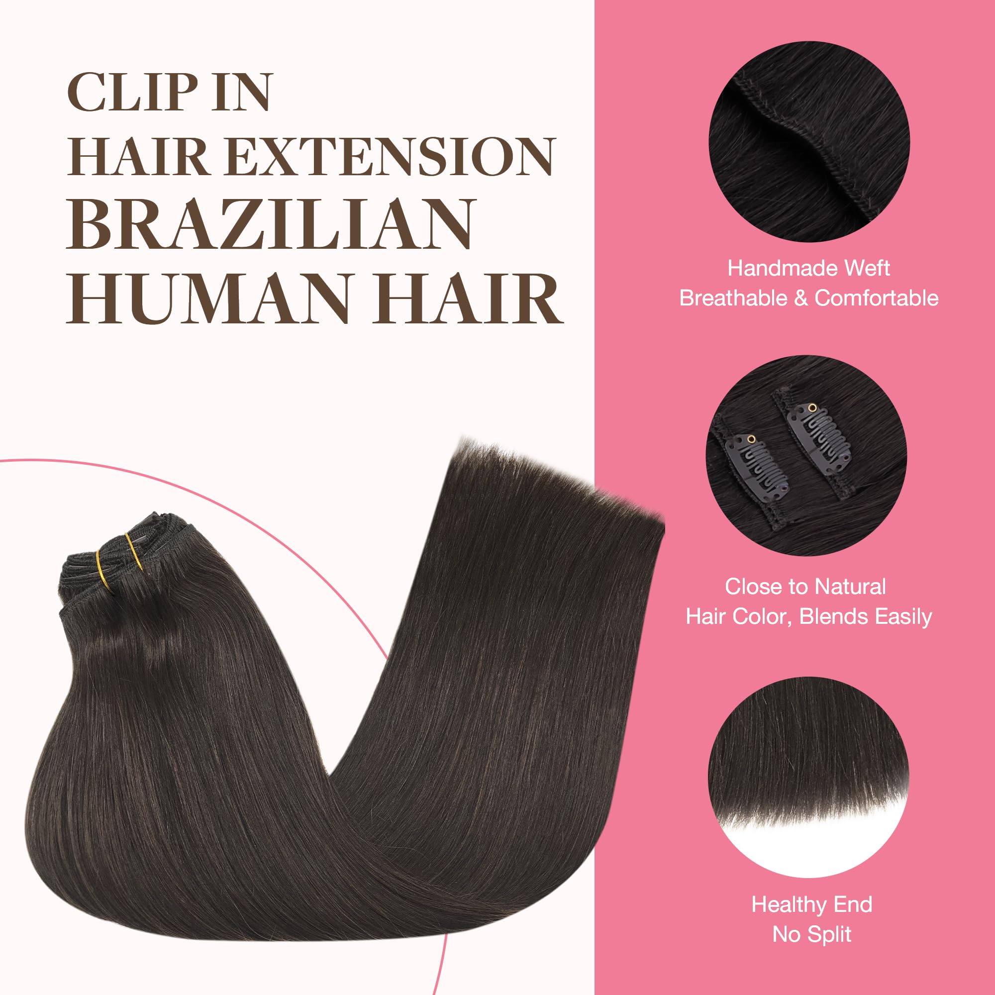GOO GOO seamless clip design highlights invisible wear and quick styling.