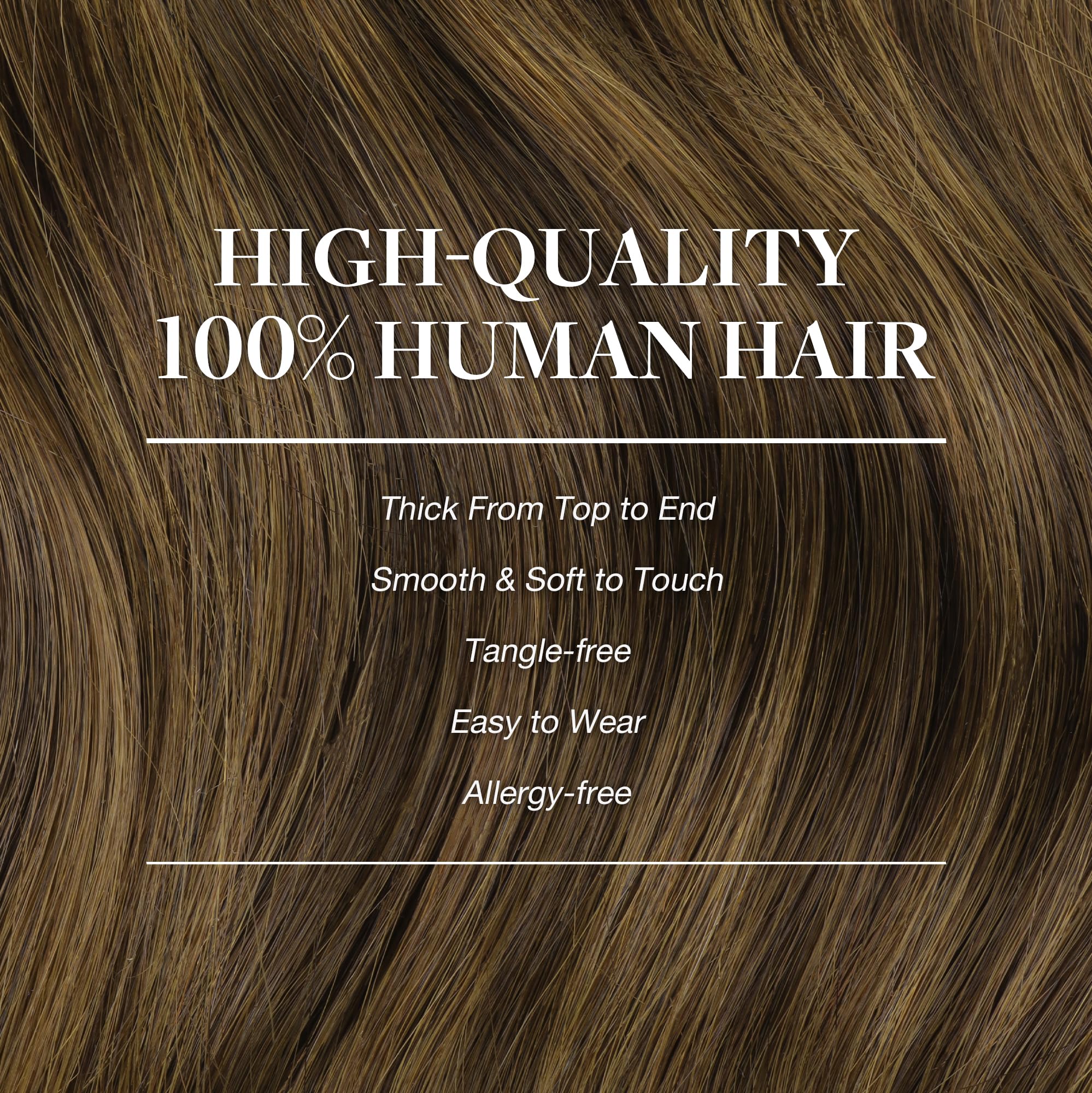 GOO GOO seven-piece clip-in set for versatile fullness and style.