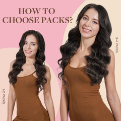 GOO GOO 40pcs set enables flexible styling with multiple layering options.