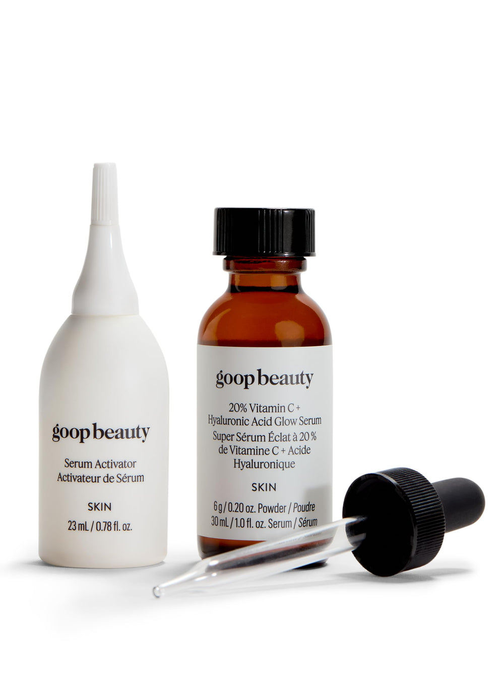 goop Beauty 20% Vitamin C serum bottle—brightening for radiant, even tone.