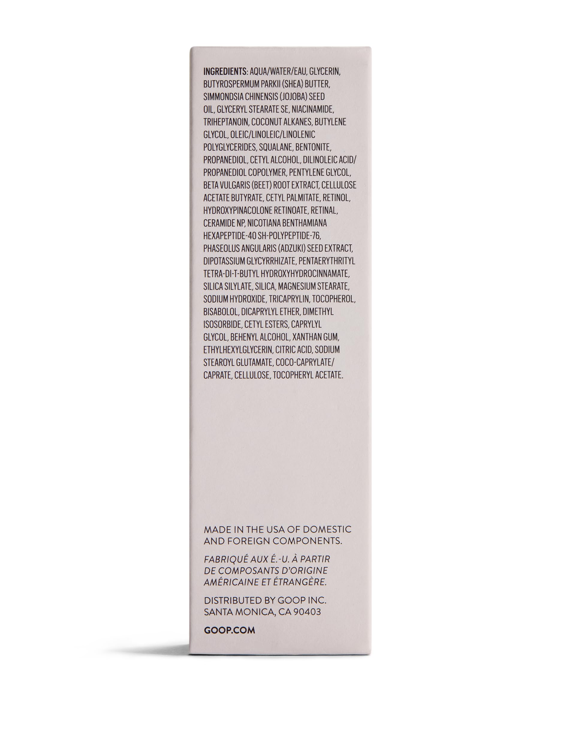 goop Beauty 3x Retinol Serum barrier repair with ceramides and niacinamide