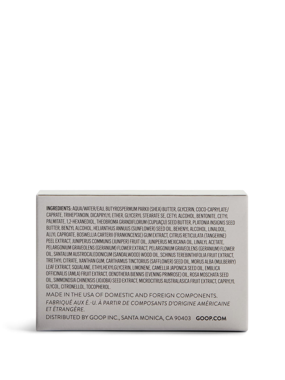 goop Beauty Body Butter clinical study highlight illustrating noticeable skin tone and silkiness