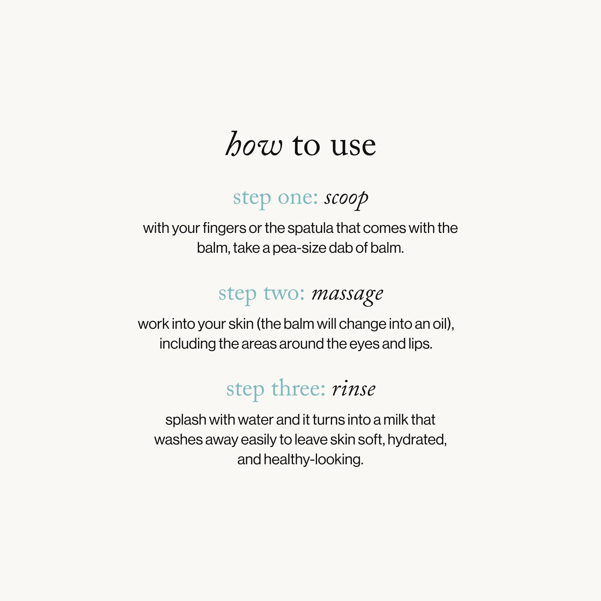 Goop Beauty Cleansing Balm transitioning to a milky finish after water rinse.