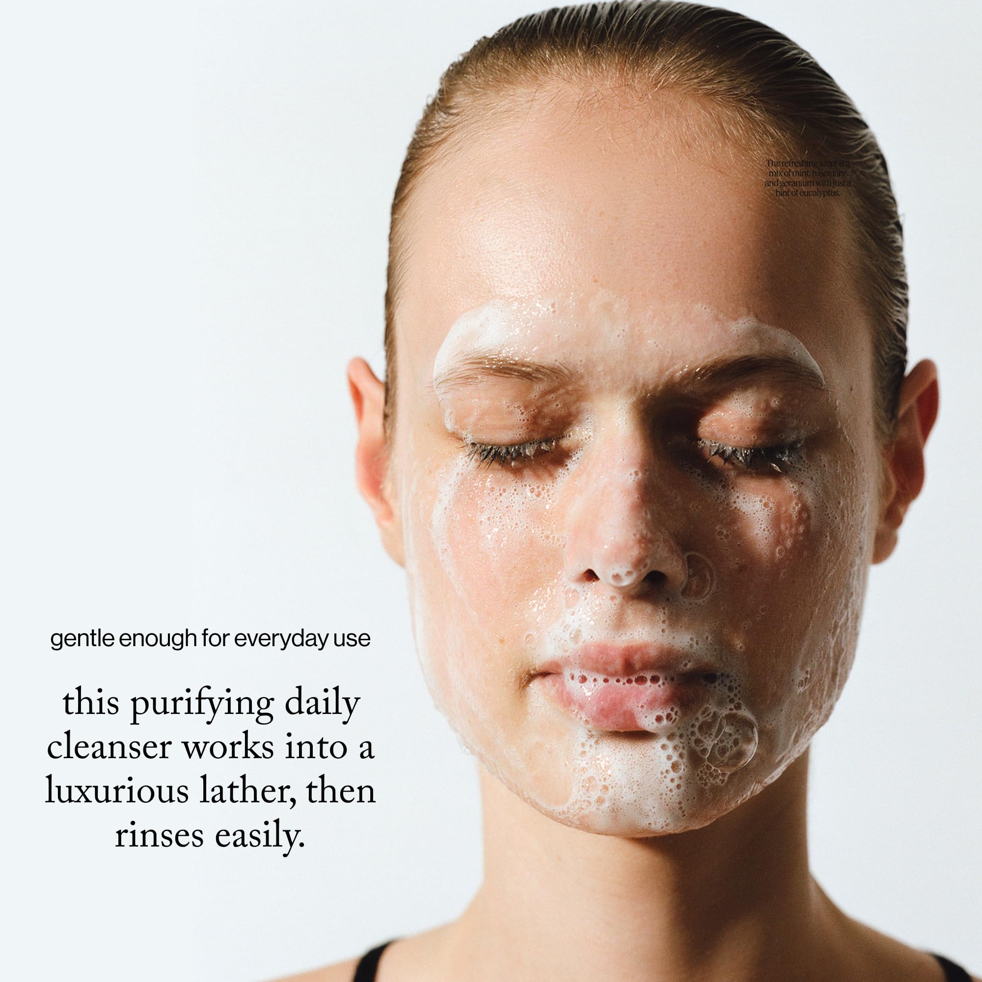 goop Beauty Daily Detox cleanser hydration complex supports skin elasticity.