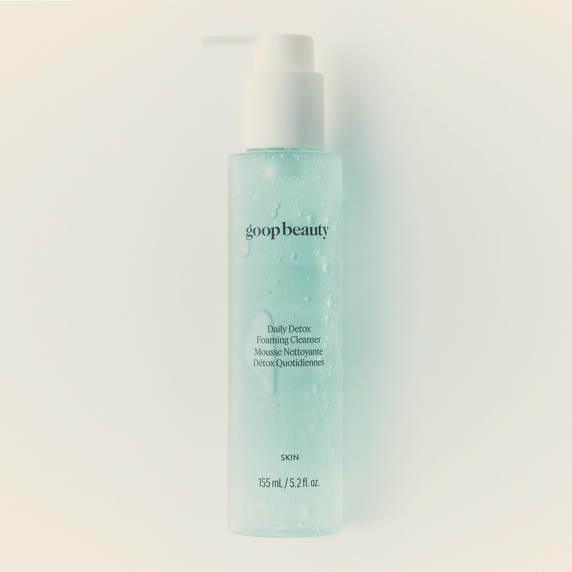 goop Beauty Daily Detox cleanser gentle for sensitive skin, suitable for daily use.