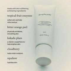 Goop Beauty Exfoliating Jelly Cleanser with Kakadu plum boosts radiance in the morning.