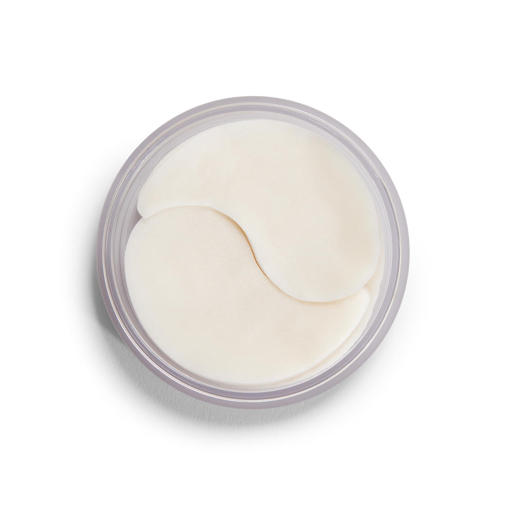 Goop Beauty Eye Masks puffiness closeup may refresh tired eyes.