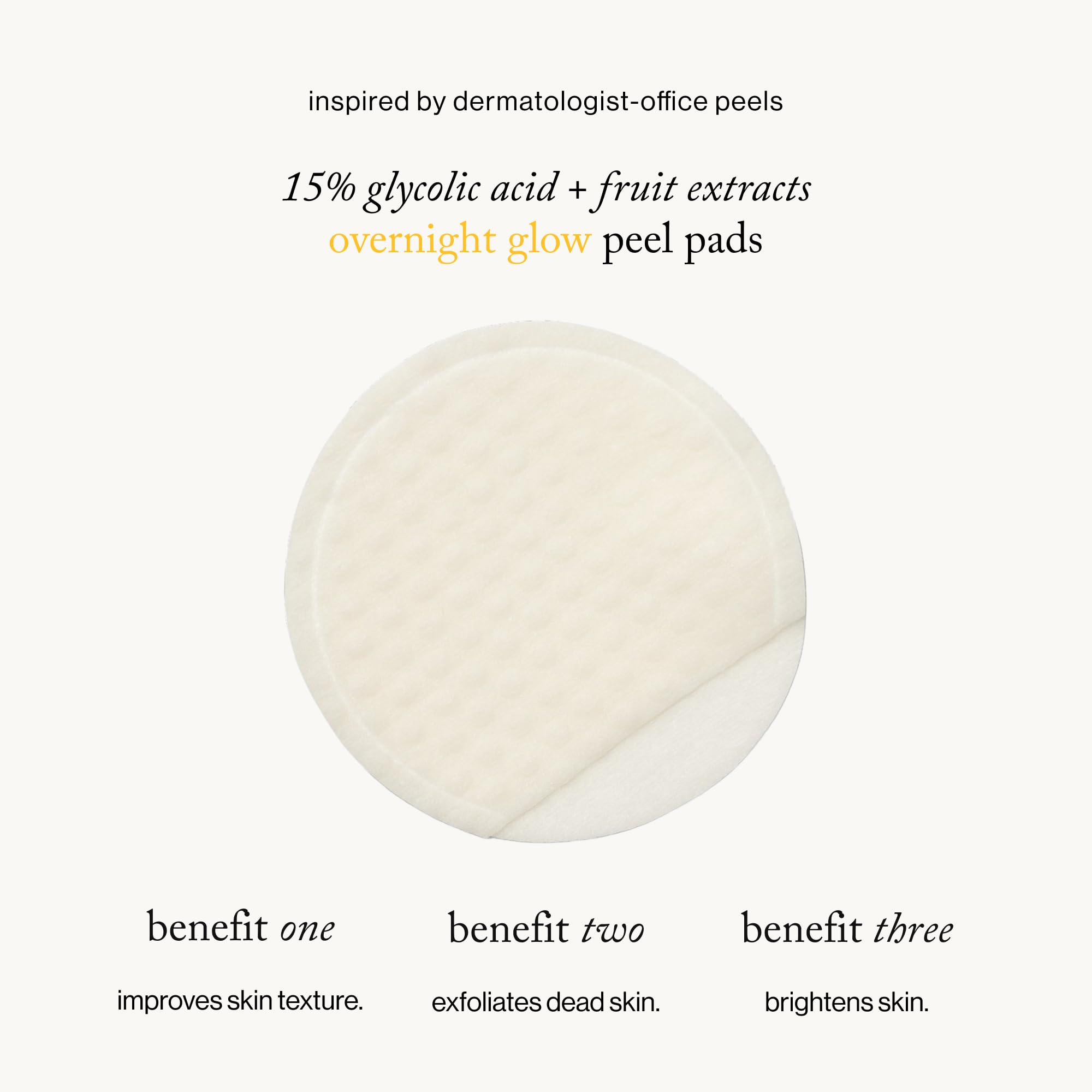 Goop Beauty glycolic pads pack shown for at home professional grade exfoliation.