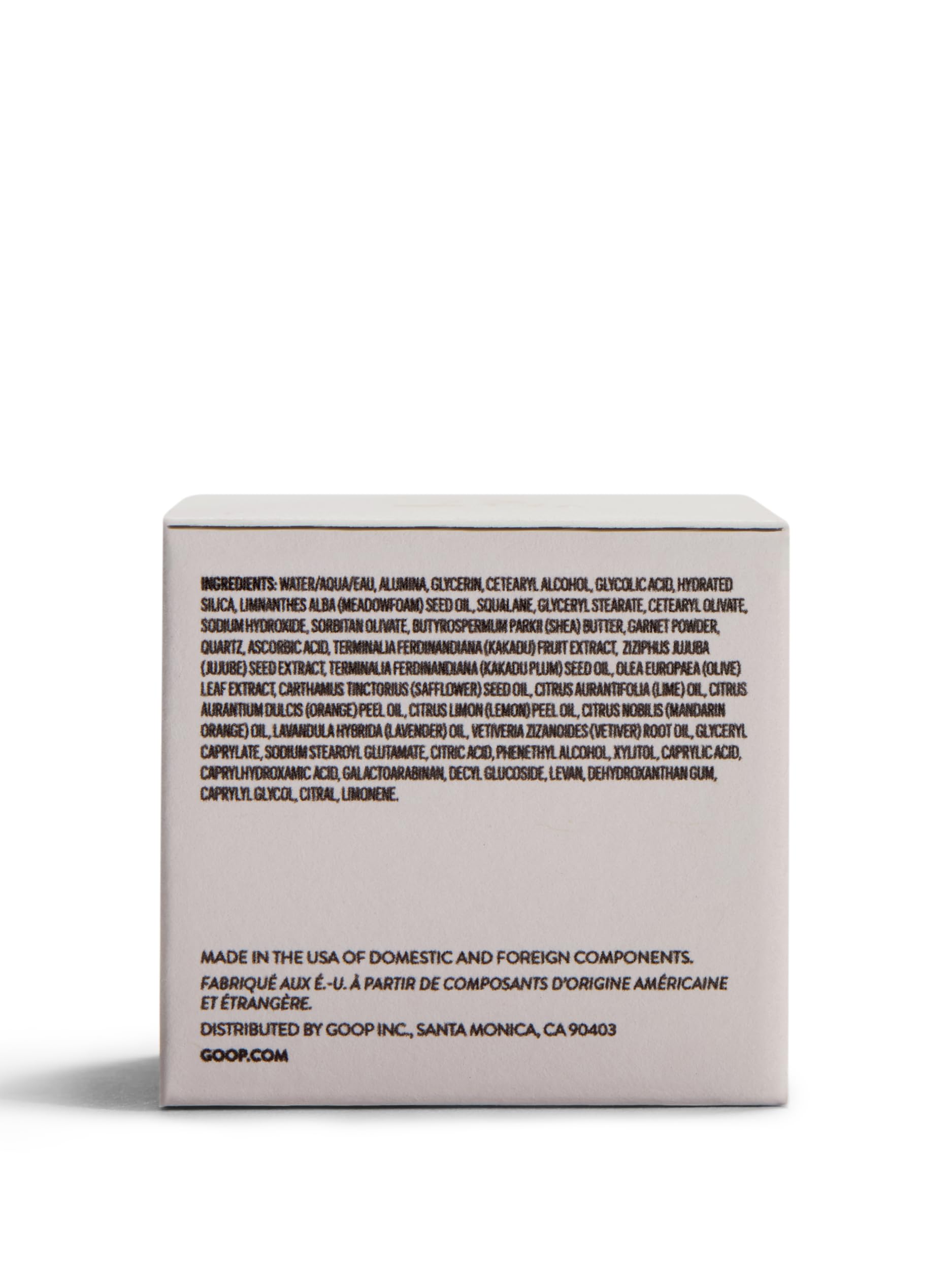goop Beauty Microderm Exfoliator ready-to-use tube against minimalist backdrop