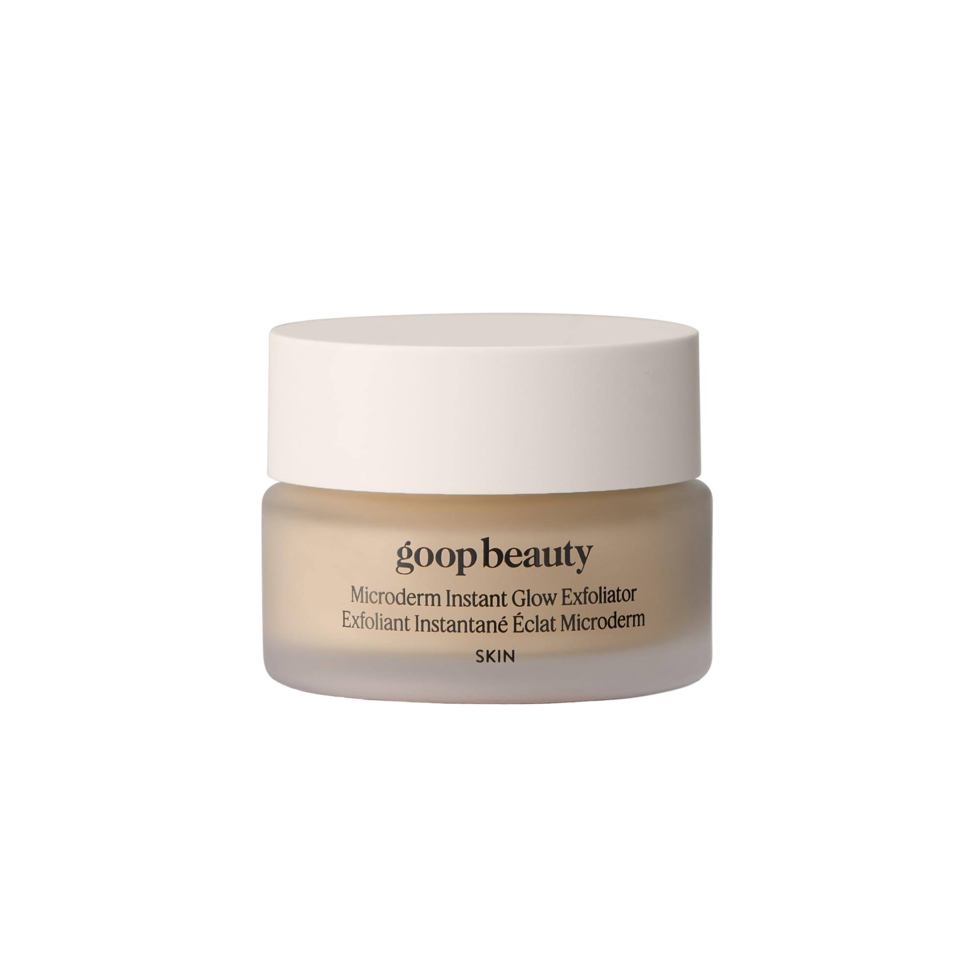 goop Beauty Microderm Exfoliator marshmallow-texture closeup for a gentle glow