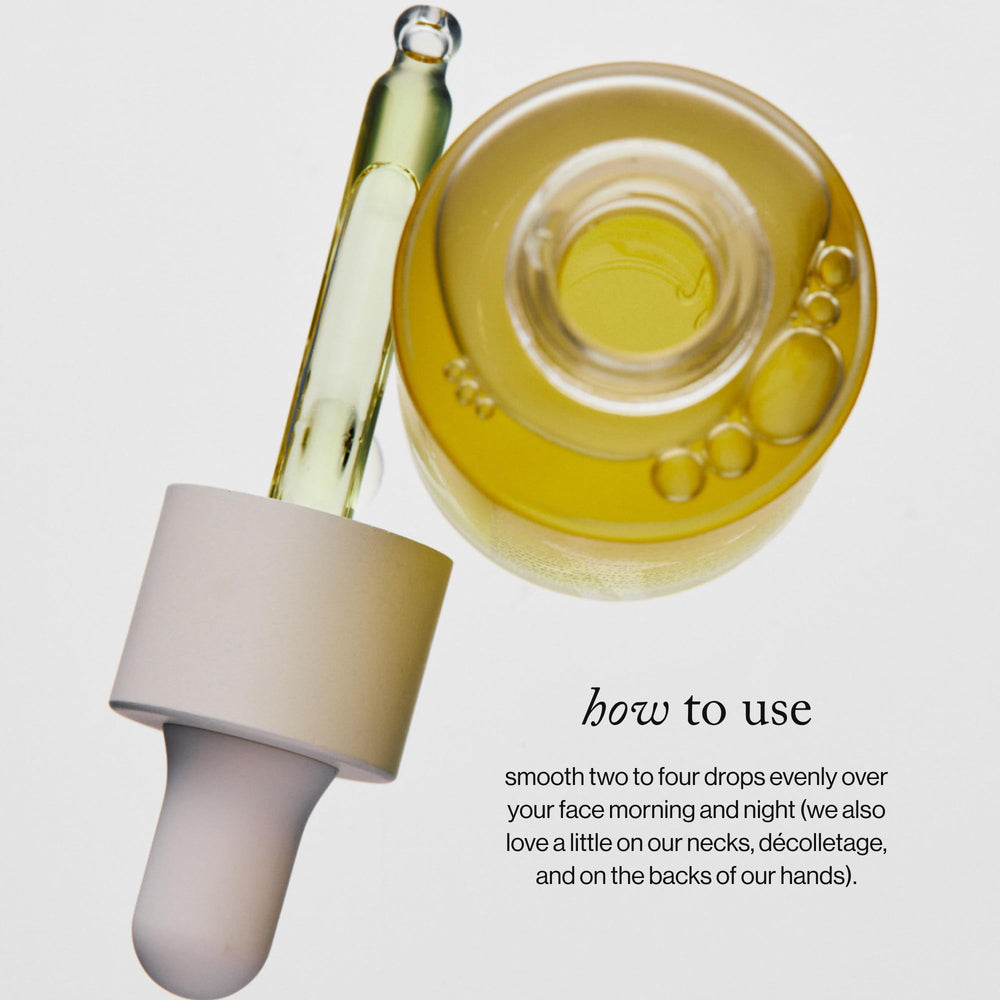 goop Beauty Nutrient Face Oil morning routine with sunscreen reminder