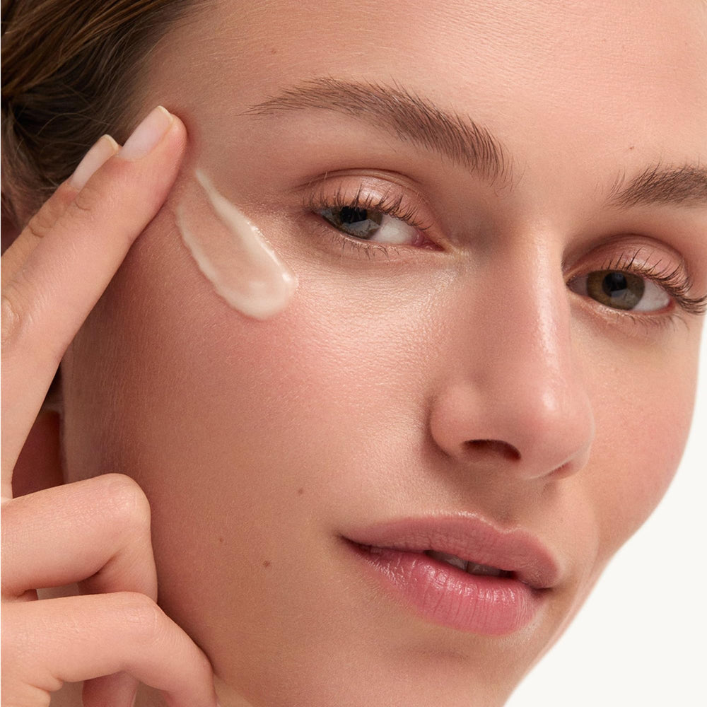 Goop Beauty peptide serum front shot showcasing clear bottle for complexion-friendly routine.