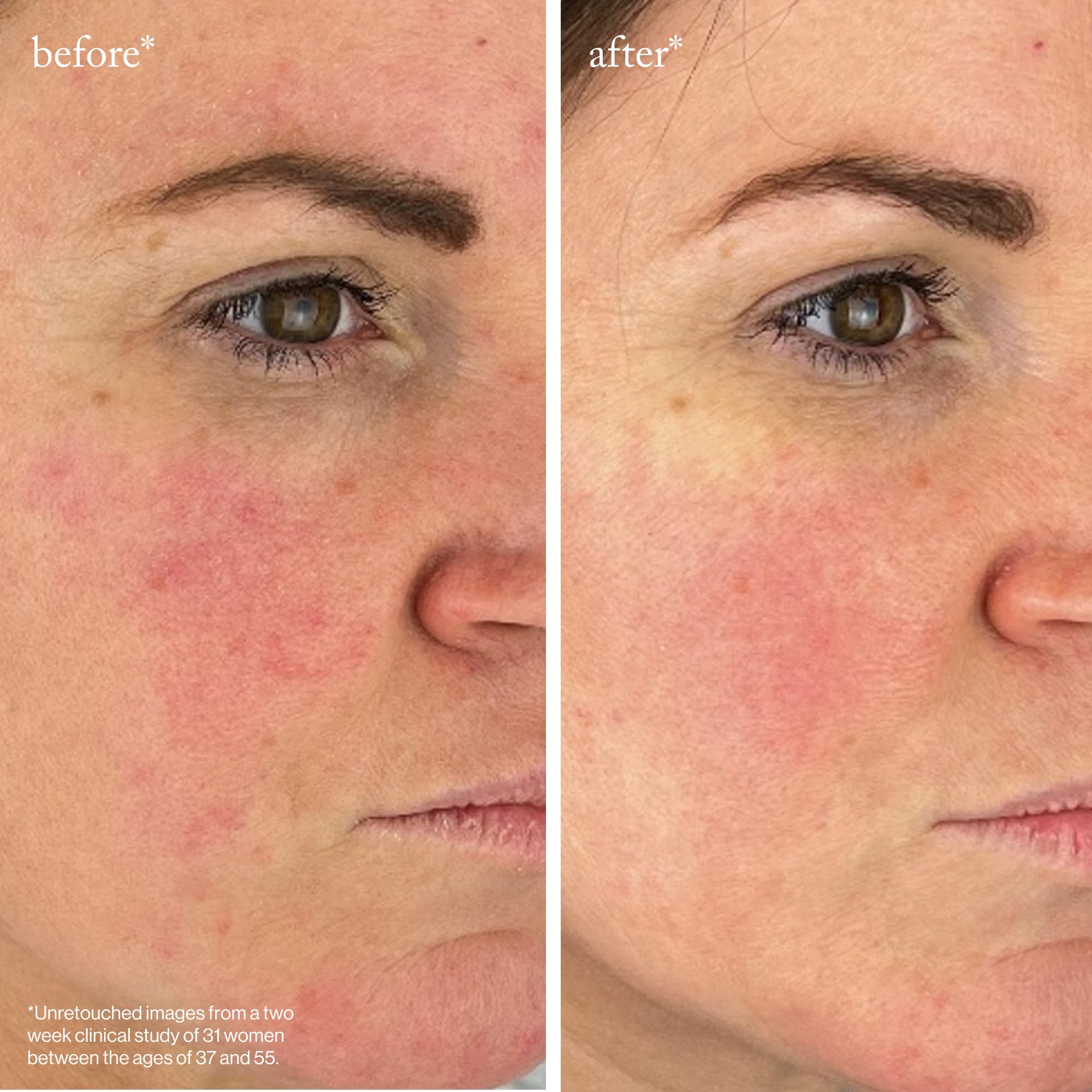 Goop Beauty peptide serum night routine application demonstrates hydration and gentle anti-aging care.