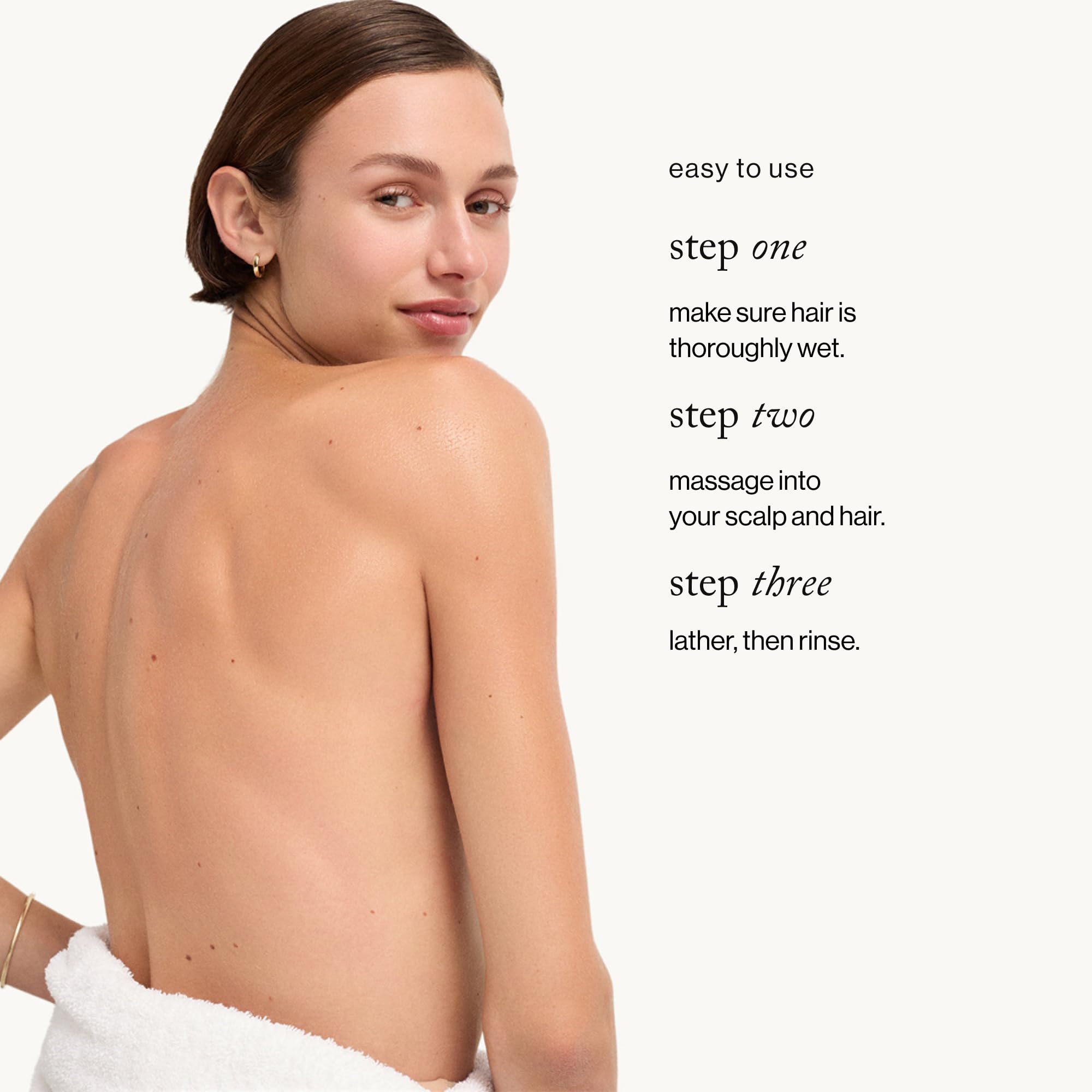 goop Beauty Scalp Scrub Shampoo natural formula image emphasizes clean ingredients and animal-tested-free policy.