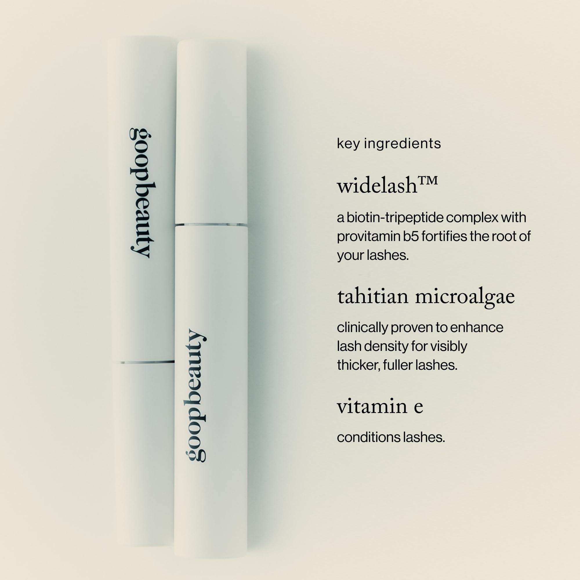 goop Featherlash serum bottle highlighting nourishing lash care ingredients