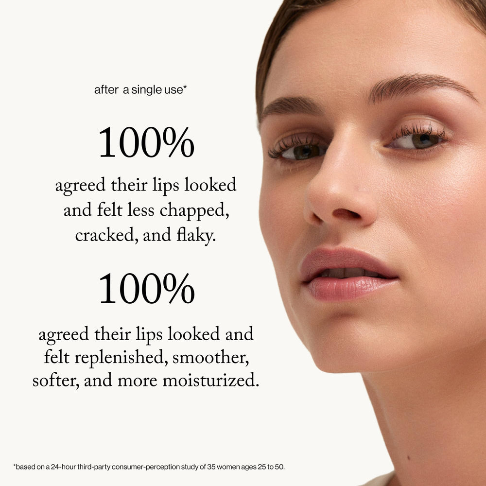 Goop lip balm trio packaging-detail emphasizes clean formula and non-toxic claim.
