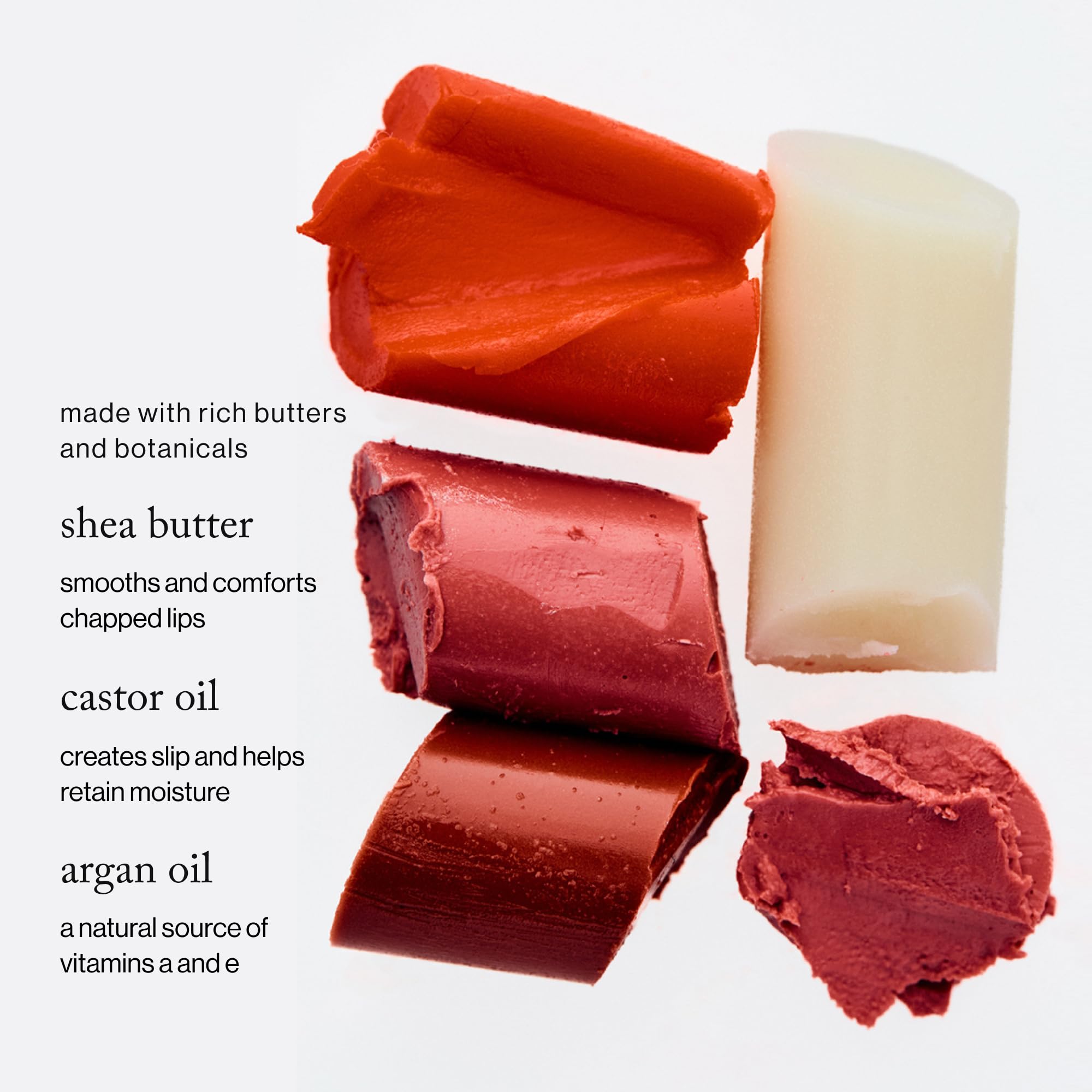 Goop lip balm trio peony tinted-application offers natural nude-pink color for daily wear.