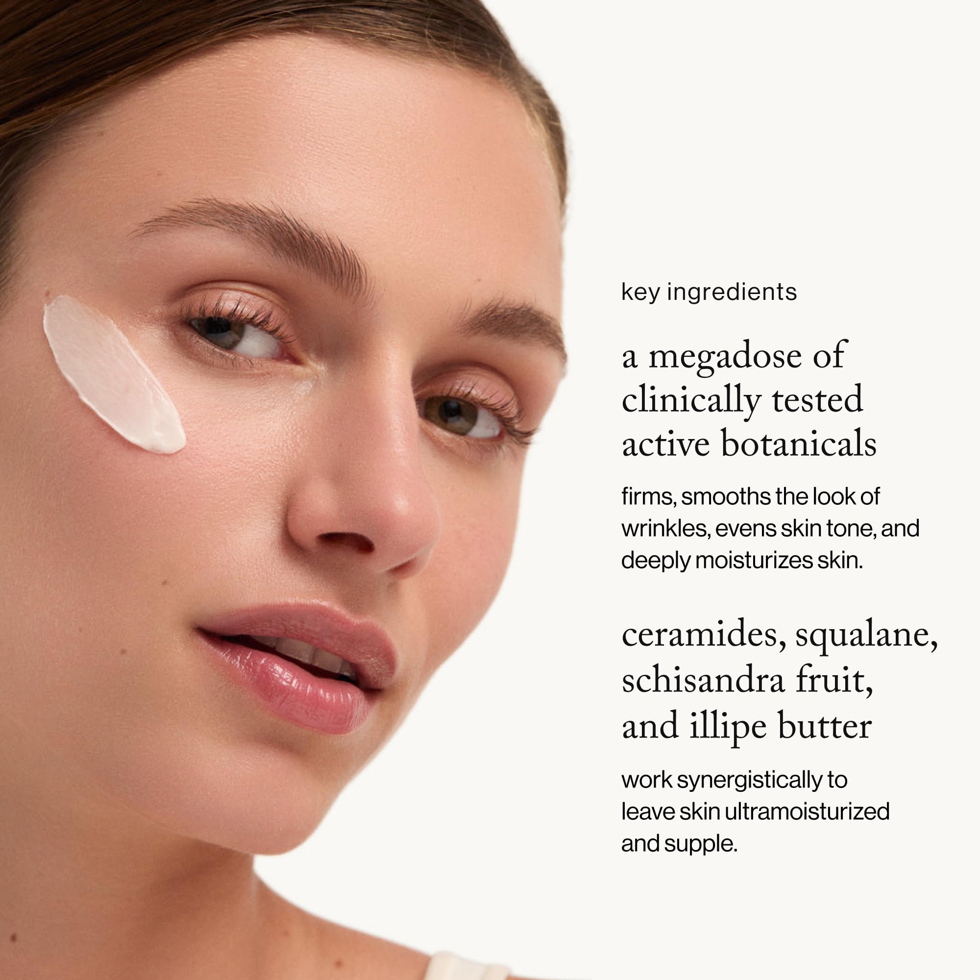 goop Nourishing Face Cream whipped texture spreads smoothly for daily hydration.