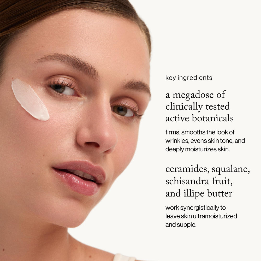 goop Nourishing Face Cream whipped texture spreads smoothly for daily hydration.
