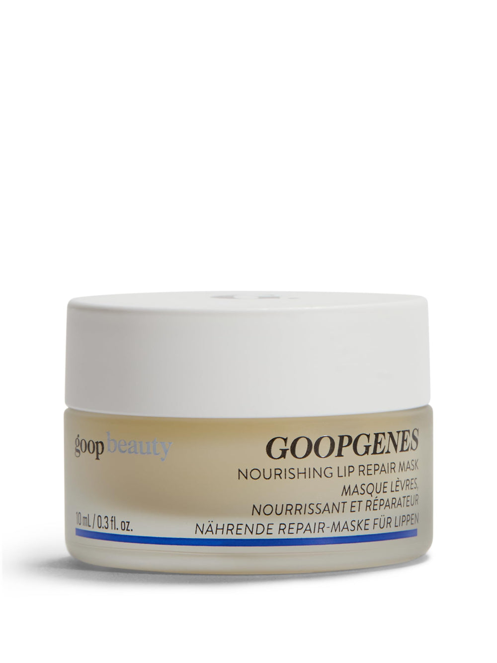 Goop Beauty Nourishing Lip Repair Mask texture-melt provides instant lip hydration.