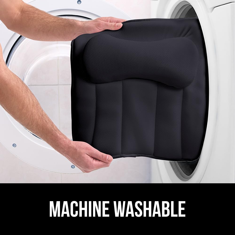 GORILLA GRIP built-in removal tabs simplify detaching from tub surfaces.