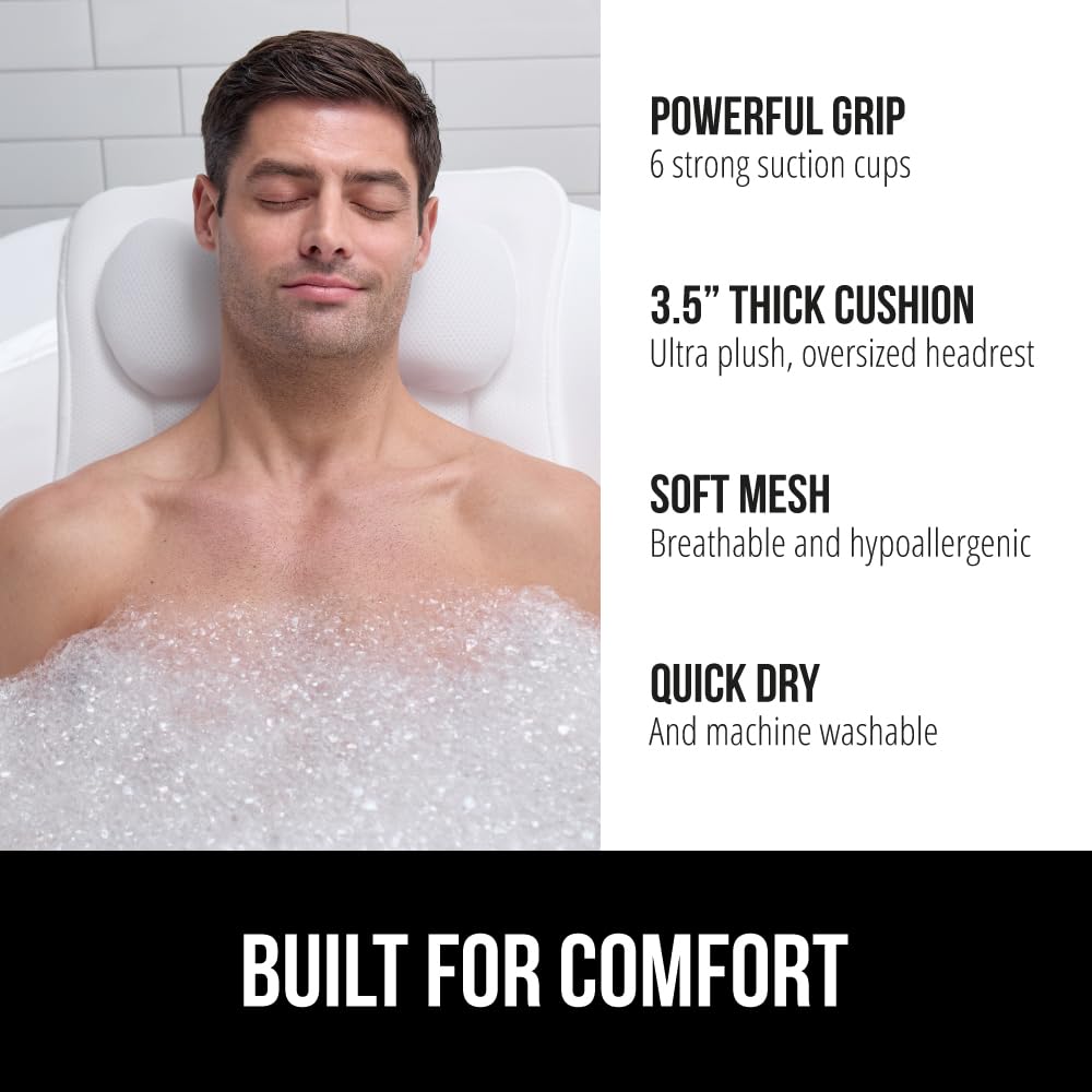 Gorilla Grip FlexComfort technology contours to body for enhanced comfort